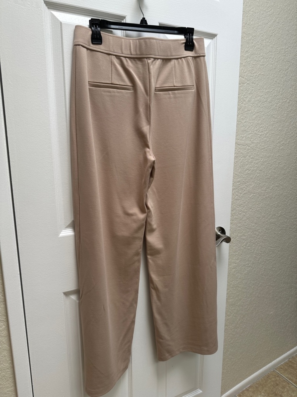 LOFT Taupe Wide-Leg Sailor-Style Pants - Picture 2 of 5